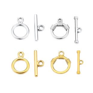 Vacuum plating golden Ot buckle stainless steel jewelry accessories making necklace bracelet fashion connection accessories buckle