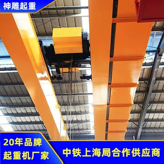 加工定制亳州行车吊 神雕LH10t-16.5m电葫芦双梁吊起重机酒厂行吊