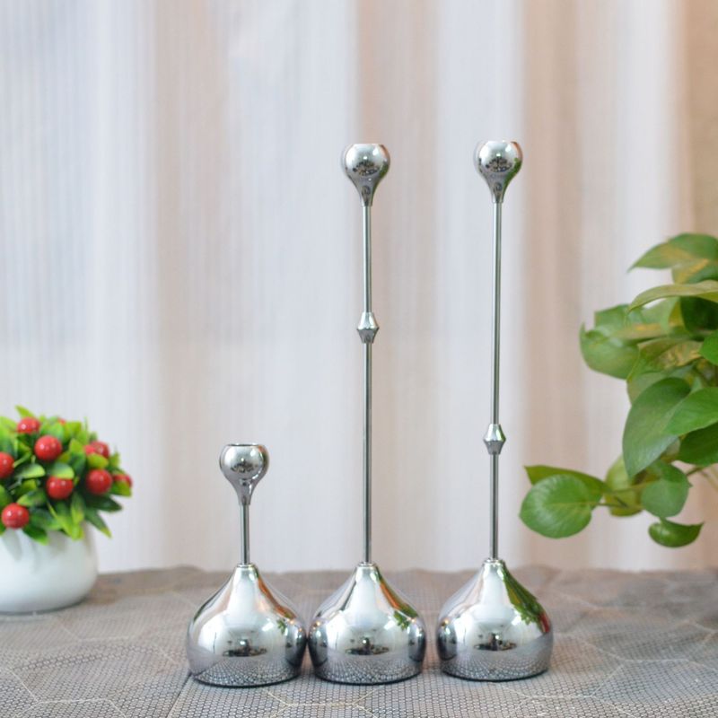 Electroplated Iron Candle Holder Light Luxury Home Dining Table Simple Water Drop Candle Holder Set Crafts Ornaments Manufacturer Wholesale Electroplated Iron Candle Holder Light Luxury Home Dining Table Simple Water Drop Candle Holder Set Crafts Ornaments Manufacturer Wholesale