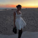 Summer 2025 New French Style Pure Desire Slim-fit Slimming Square Collar Strap dress Bud Ponte Dress