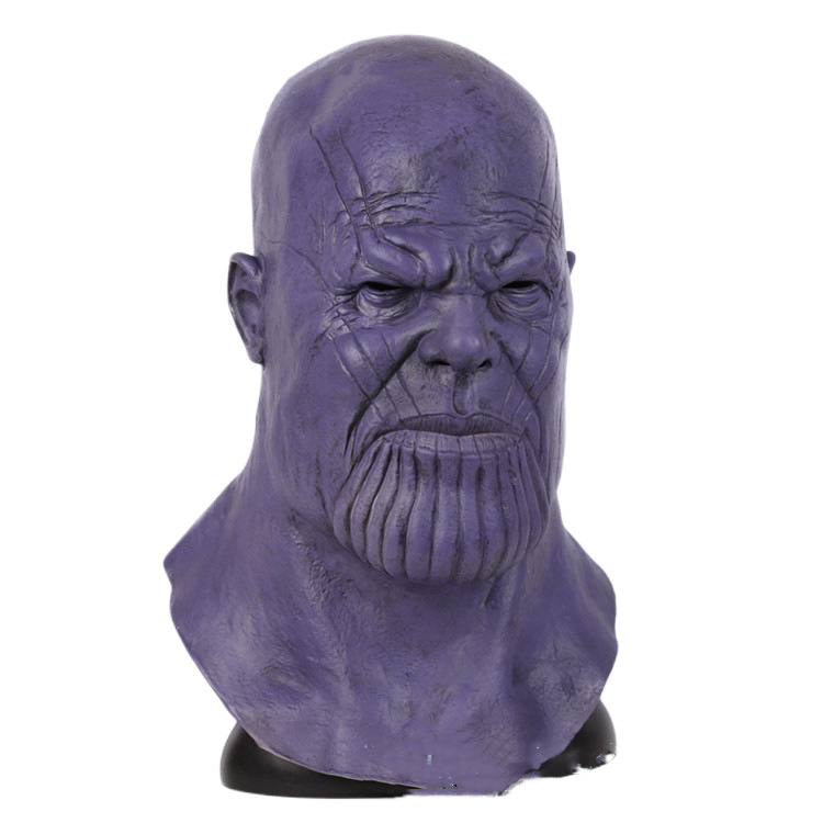 Nuevo Negro Pantera máscara Capitán América Spider-Man Marvel película y accesorios de televisión héroe látex sombrero máscara de Halloween