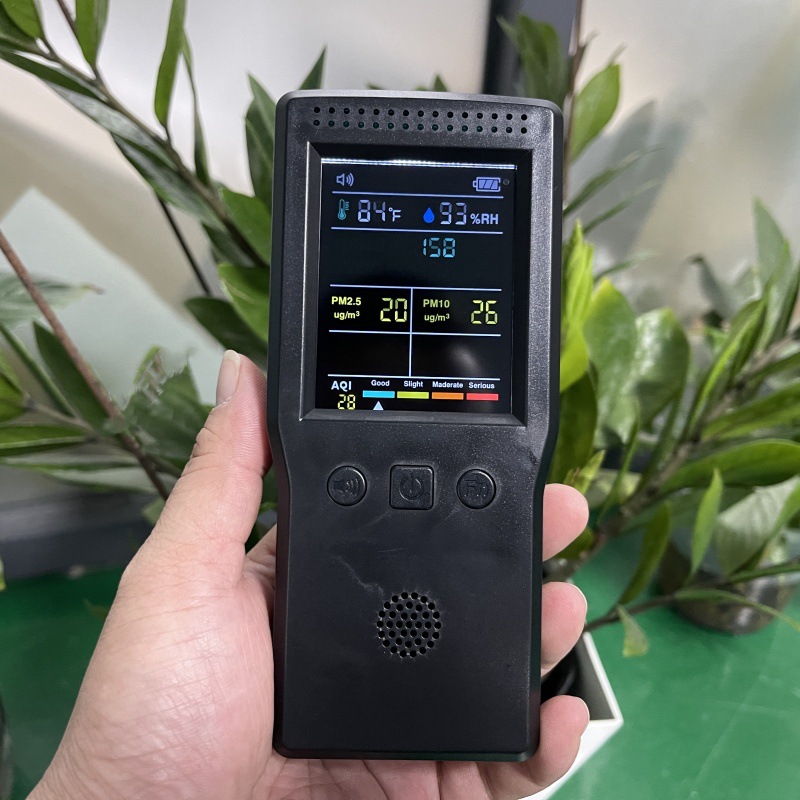 空气质量检测仪9合1 手持式高精度气体检测仪甲醛检测仪跨境爆款