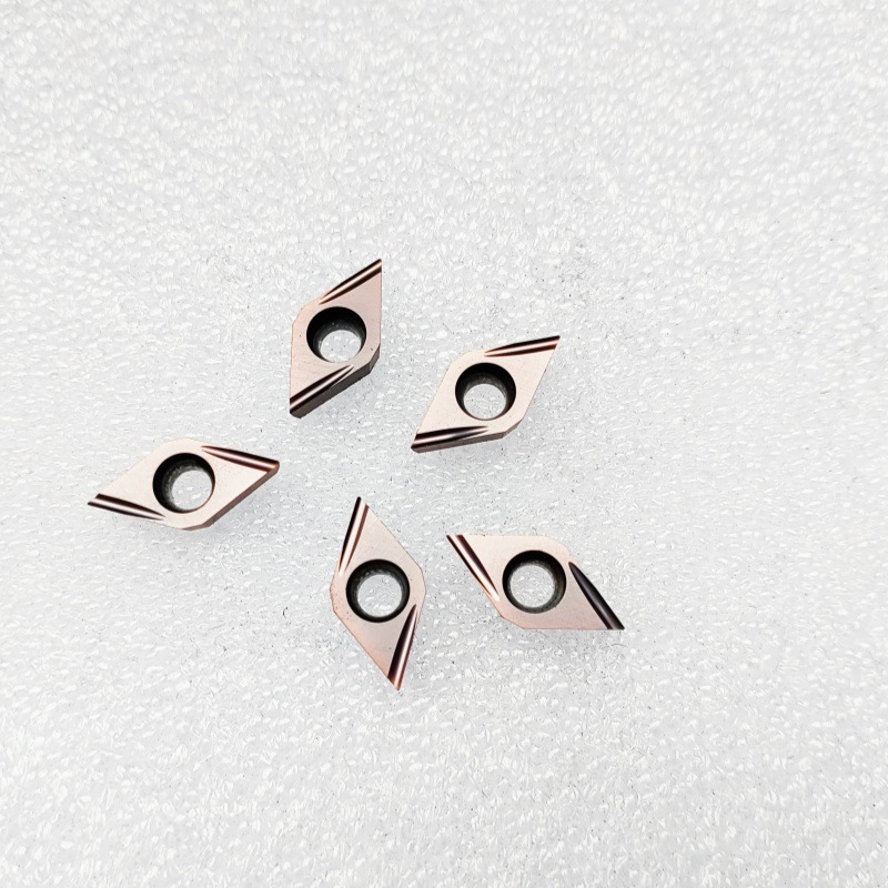 硬质合金小零件刀片 走心机车刀 DCGT11T302ER-U 古铜色