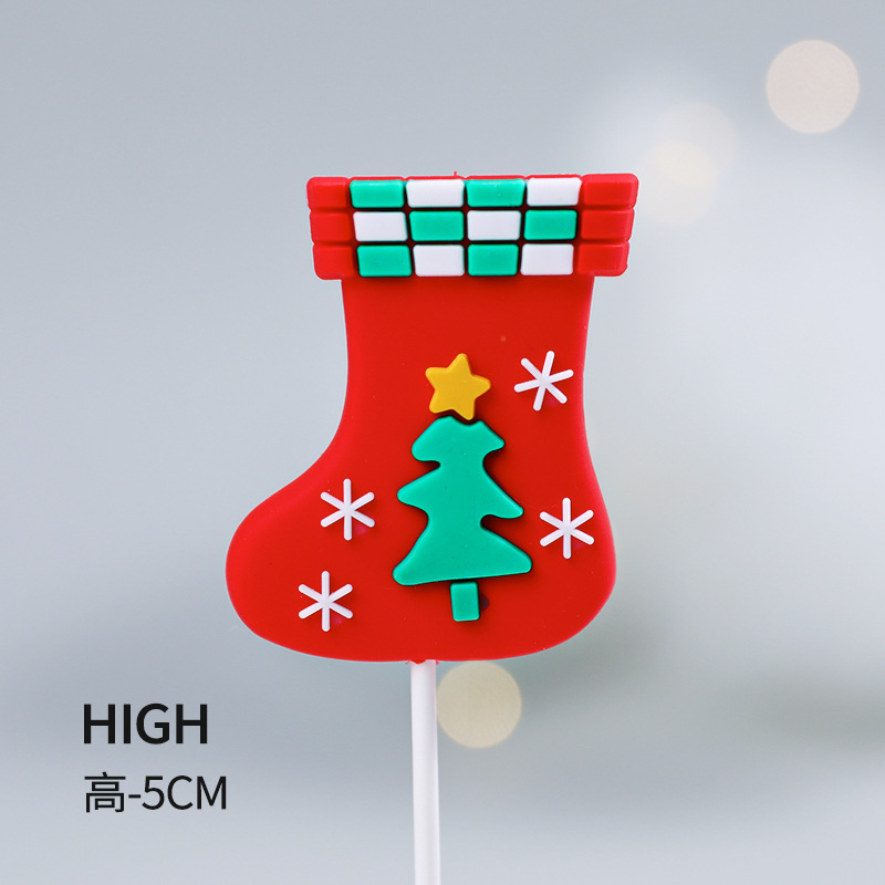 著作権クリスマスケーキ装飾装飾品ソフトゲルクリスマス楽しい老人雪だるまヘラジカクリスマスツリーパーティープラグイン|undefined
