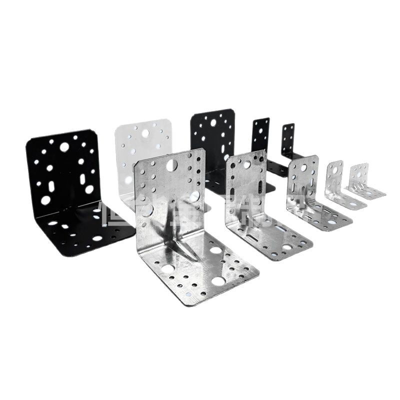 Spot al por mayor código de esquina de conexión cuadrada piezas de conexión de casa soporte de conexión fija soporte de laminado en forma de L soporte de hierro angular