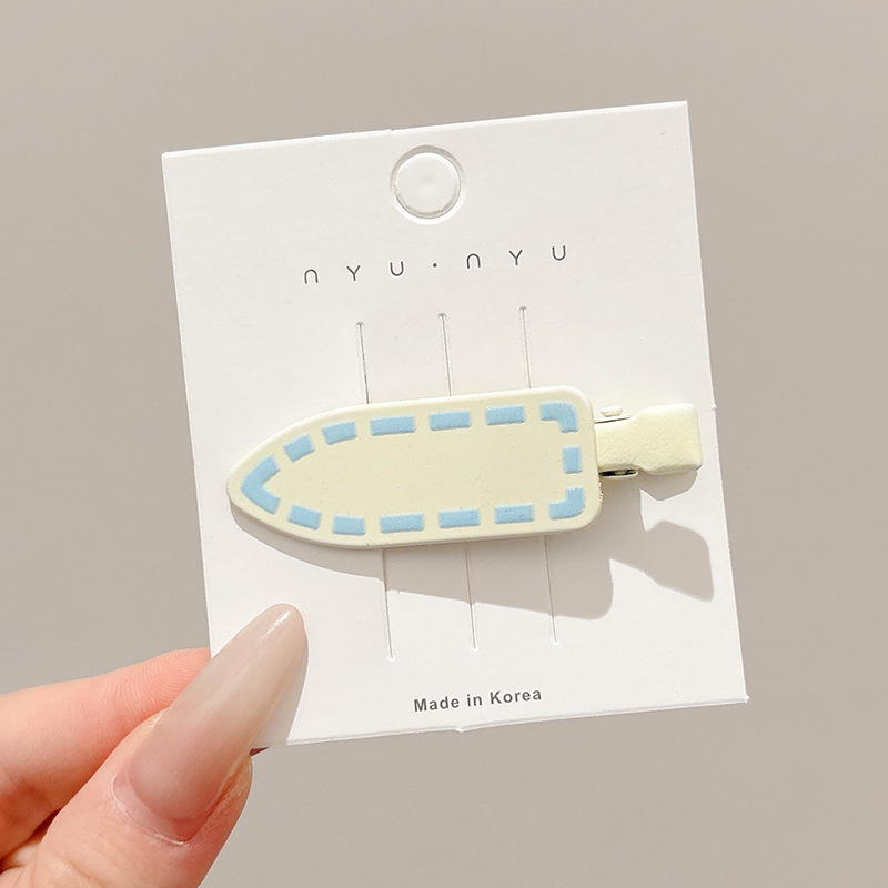 Clip de cabello de flor de leopardo para mujeres clip de cabello de alto nivel frente clip de frangeo 2025 nuevo clip lateral clip de cabello toque