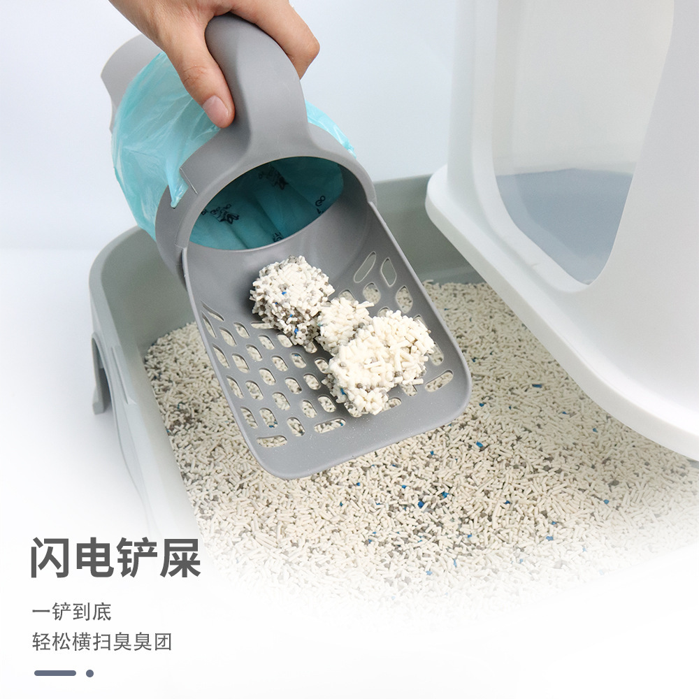 Patio de arena para gatos de mascotas desmontable integral de gran capacidad para enviar bolsas de basura domésticas de artilharia para gatos y artículos para gatos