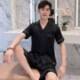 夏天夏季外穿男士家居服