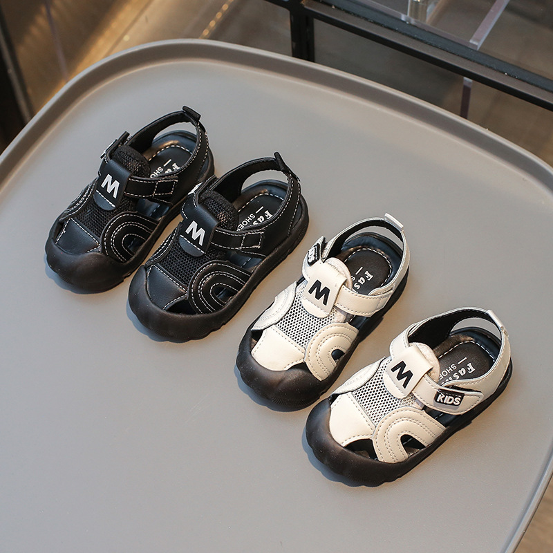 Summer Baby Sandals Baotou Soft Sole Infant Toddler Shoes Kidsren Boys Kidsren's Shoes Girls Mesh Shoes Non-Slip