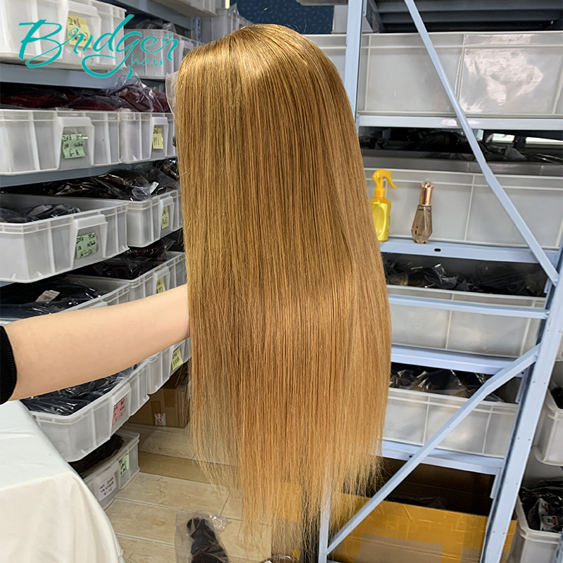 Tehtaan 13 * 4 pitsipäähine, väri #30, aidosta hiuksesta valmistetut peruukit_voghion.com