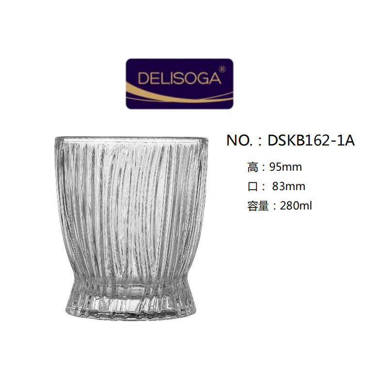 Directo de fábrica creativa tallada copa de vino clásica Copa bebida taza de cerveza engrosada logotipo impreso al por mayor