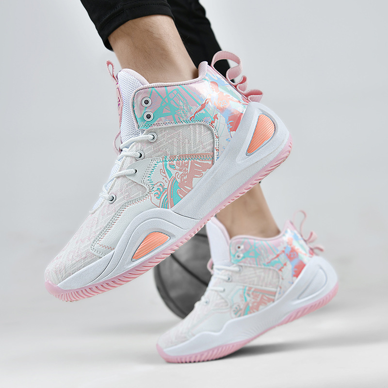 James Practical Training Basketball Shoes for Teenagers, Non-Slip Middle School Students, Kobe Bryant Sports Shoes, Mandarin Duck Shoes, Good Quality