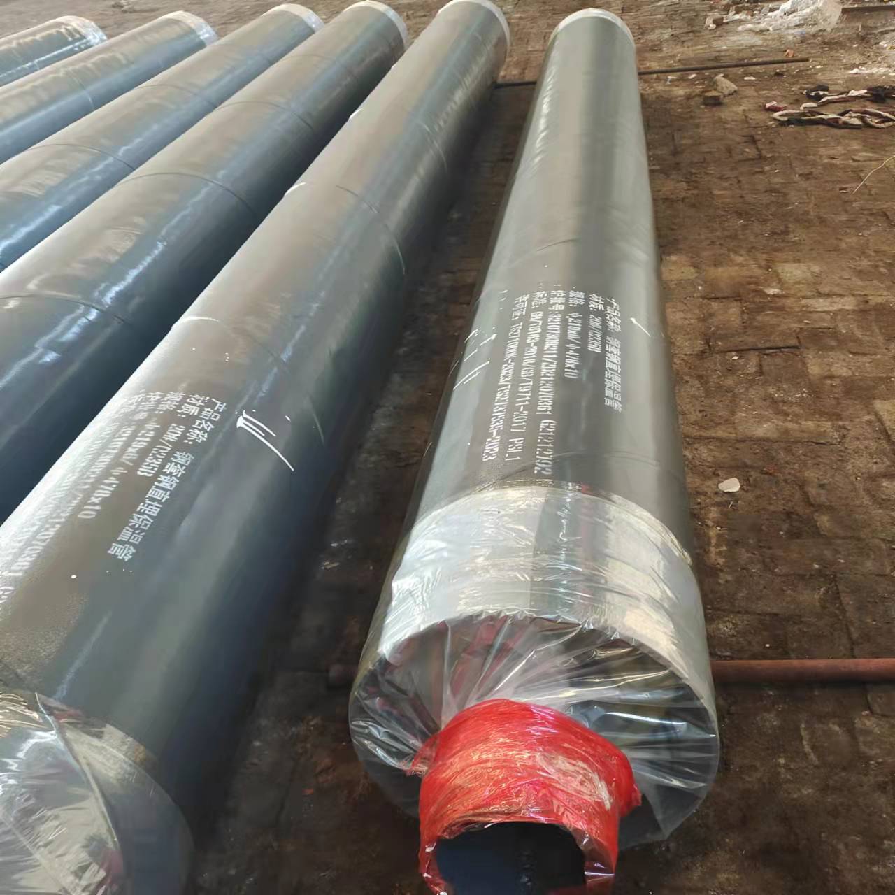 厂家热销 钢套钢直埋预制保温管（工作管15CrMoG无缝钢管）