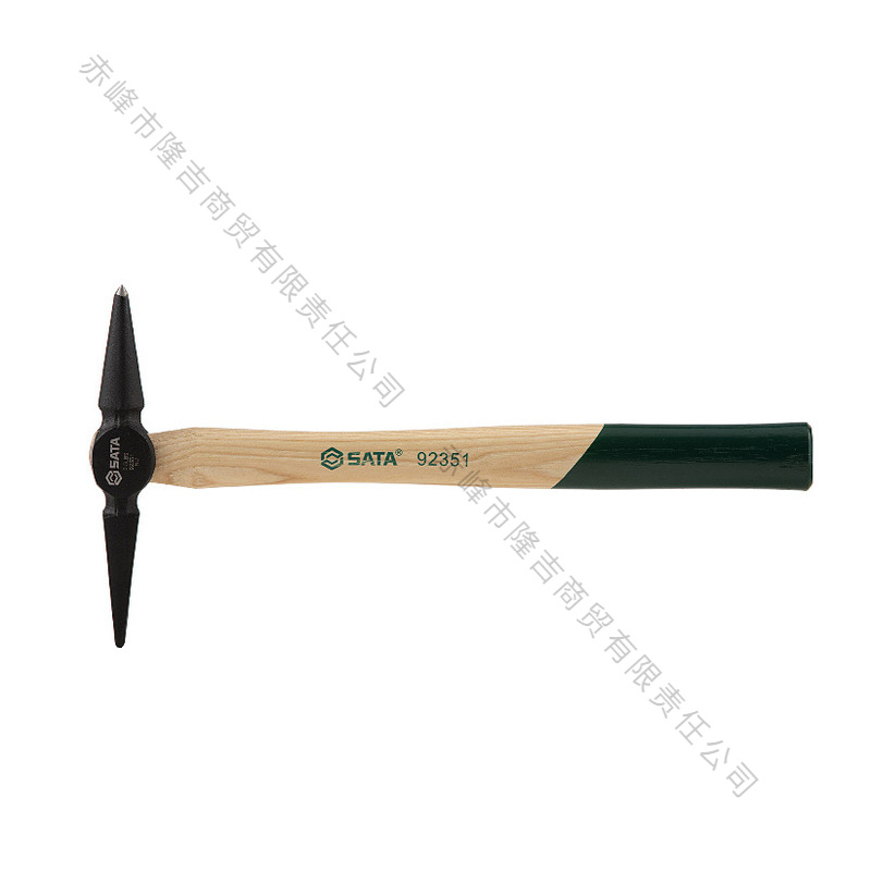 世达胡桃木柄焊工除渣锤 92351