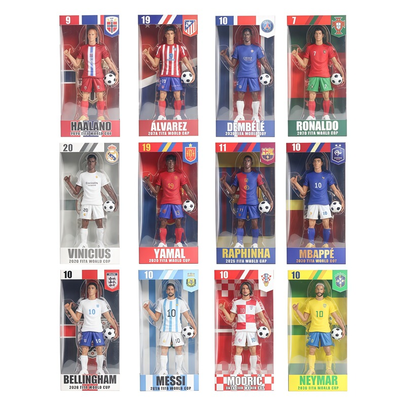 2026 World Cup Football Stars 22cm Messi, Ronaldo, Mbappe, Yamal Handmade Figurine Model Decoration 2026 World Cup Football Stars 22cm Messi, Ronaldo, Mbappe, Yamal Handmade Figurine Model Decoration
