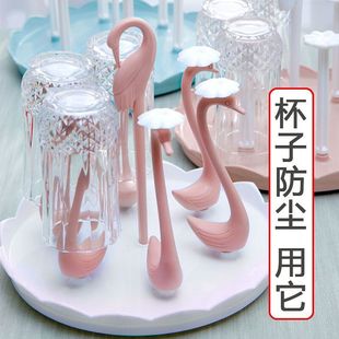 Glass Cup Storage Rack Lek Cup Inverted Hanger Rotating Storage Cup Cup Holder with Tray Home Sensitive One