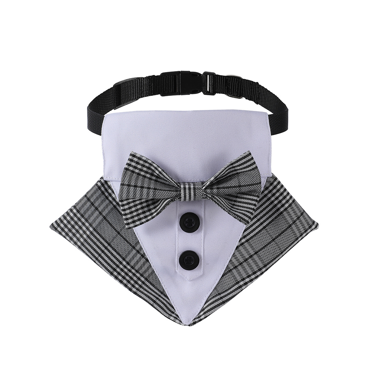 Pañuelo Triangular para Perro Estilo Británico, Bandana para Mascotas, Accesorio para Bodas, Marca TANPOPO