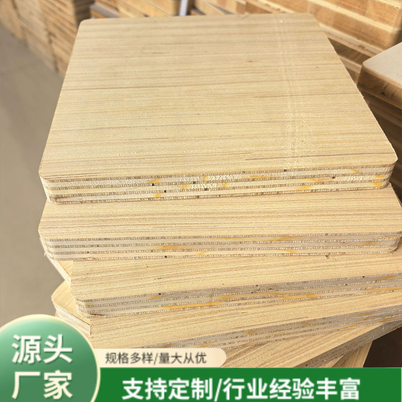 直拼板18厘科技木全能科定板可贴实木皮和三聚氰胺纸装饰室内门板