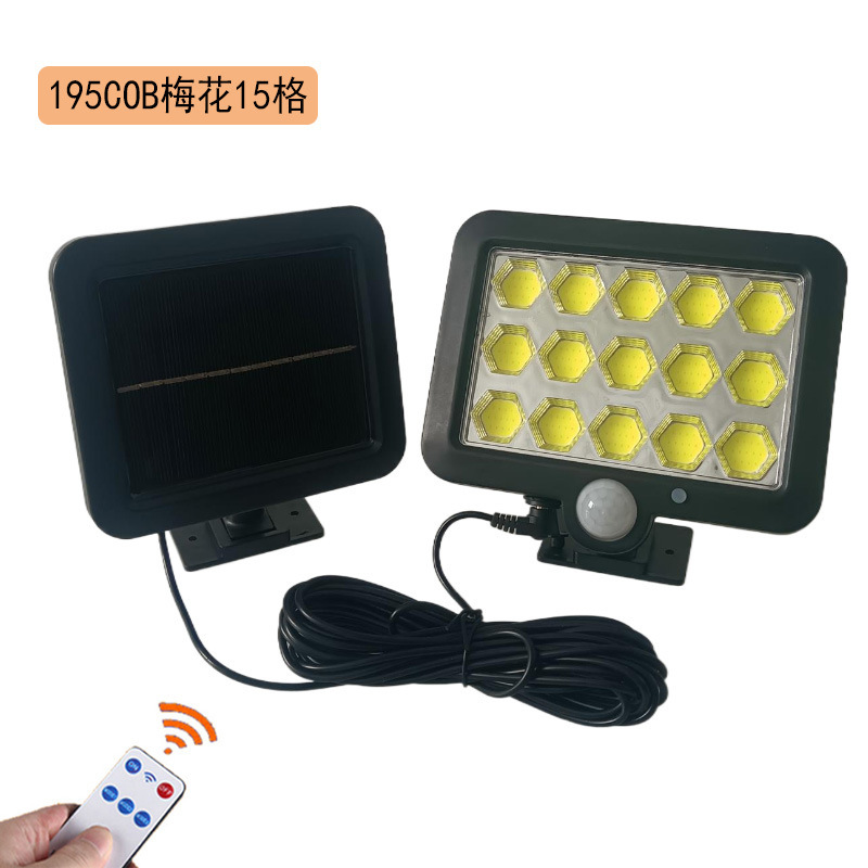 Hexagonal 195COB control remoto