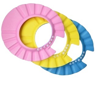 Baby Shower Cap Adjustable Bathing Hat For Infants And Toddlers_voghion.com