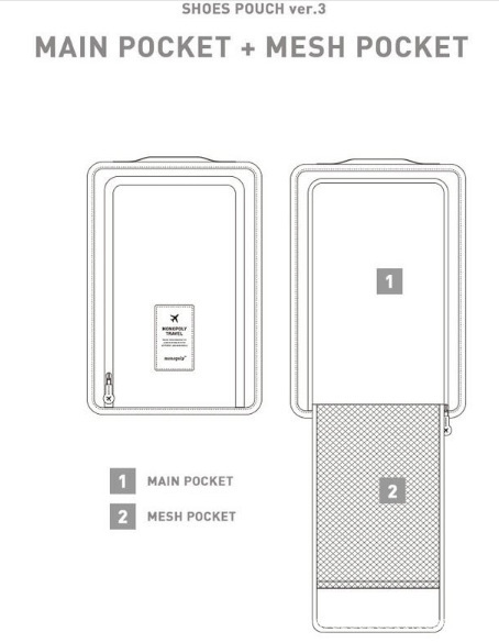 鞋子收纳袋折叠旅行鞋袋 防水旅游鞋包折叠包防尘袋
