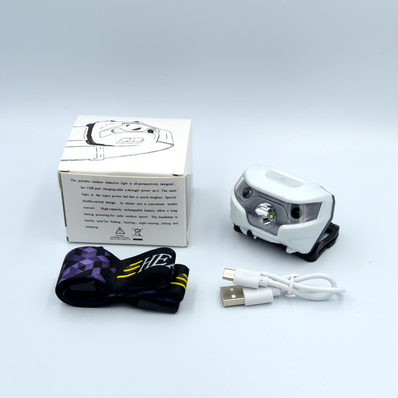 Modelo de inducción blanco: luz fuerte, duración de la batería 10 horas-1200 mA-5 vatios