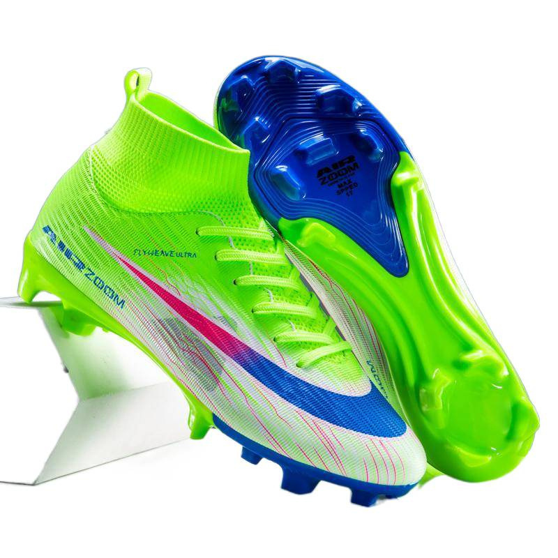 Zapatillas de Fútbol de Entrenamiento de TPU y Caucho Ligeras de Caña Alta image 6