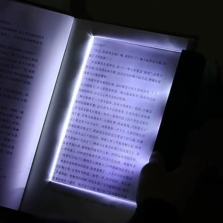 Чистая версия многофункциональная светодиодная плоскопанная ночная книжная лампа для чтения глаз лампа для чтения в общежитии