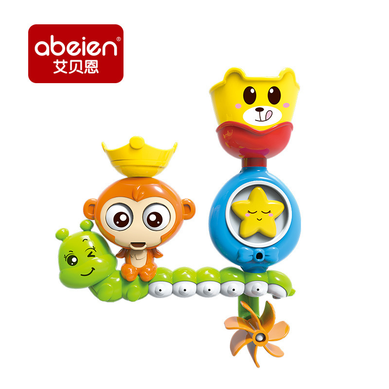 Baño infantil transfronterizo tortuga girababaños de agua amphibios juguetes de acertijo de baño infantil