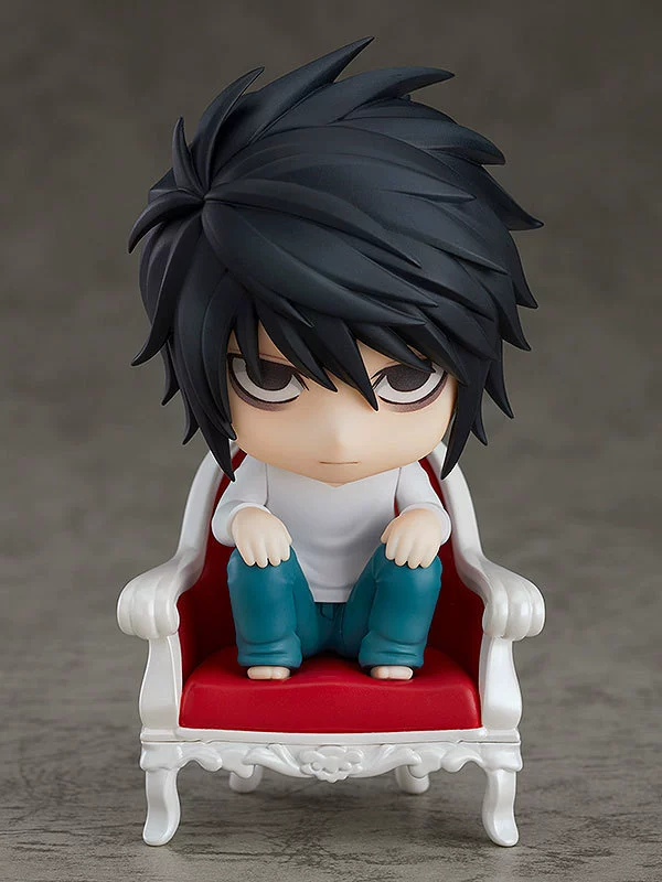 Clay Figure Q Version L 2.0 — Poseable Face-Changing Doll, Handmade, ~10 cm