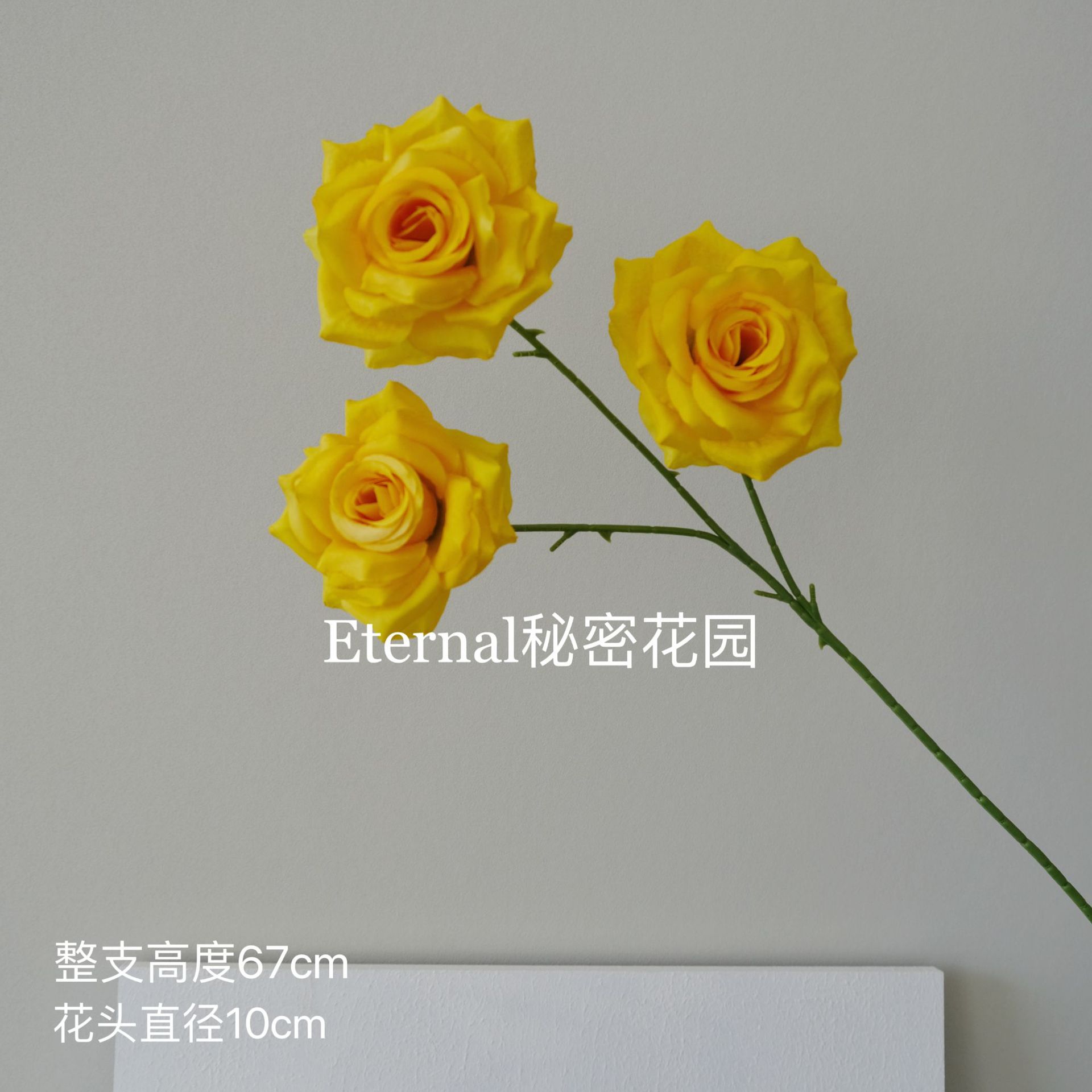 Rosa de diamante sin hoja