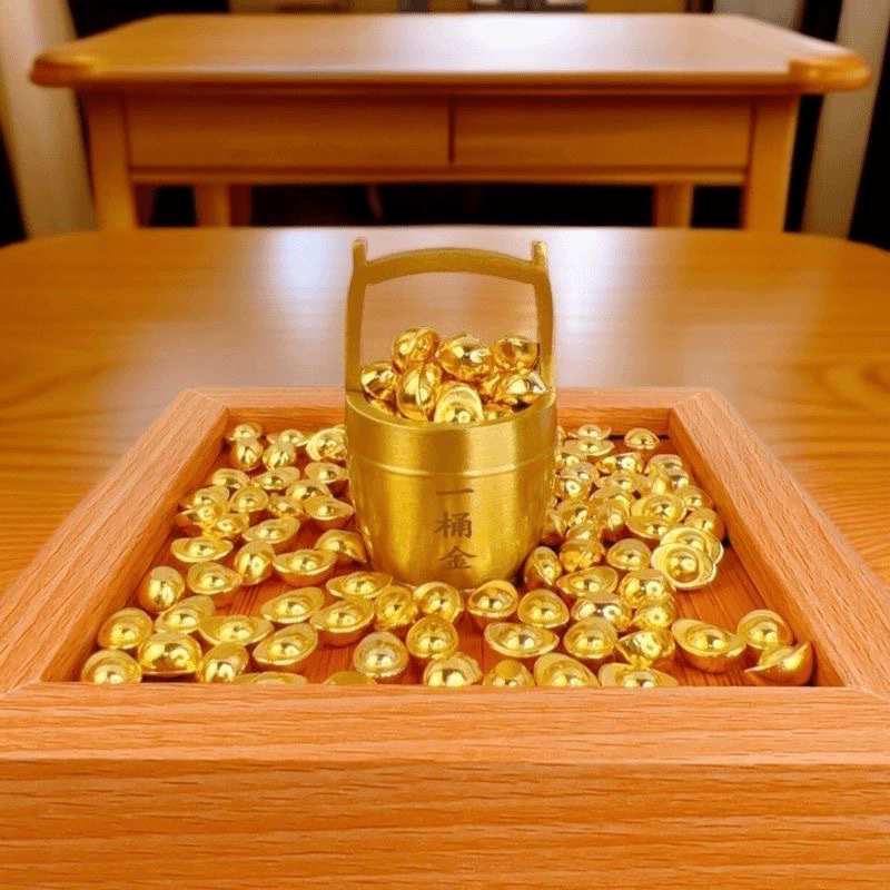 Слитки золота оптовая продажа имитация песка золота маленький слиток украшения кирпича украшения креативные игрушки аксессуары аксессуары