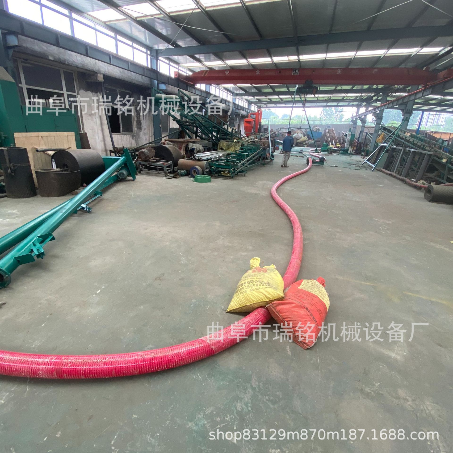 车载式小麦玉米装车吸粮机TGFF 下乡收粮软管吸料机石墨粉吸料机