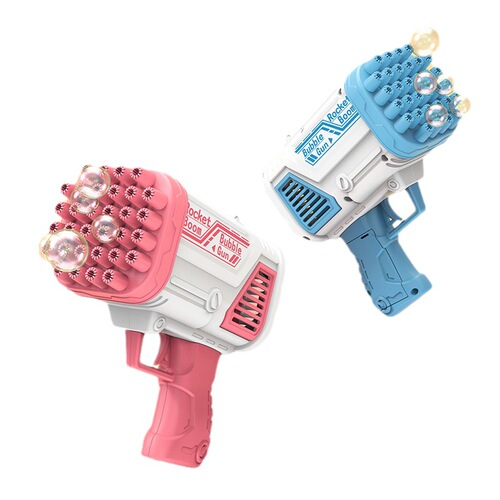 Bubble Gun Bubble Machine Children's Handheld Gatling Gun Trendy Bubble Blowing Toy Fully Automatic Electric Bubble