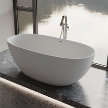 PMMA 纯亚克力 医用 人造石独立浴缸 超薄边 新款 浴室装修