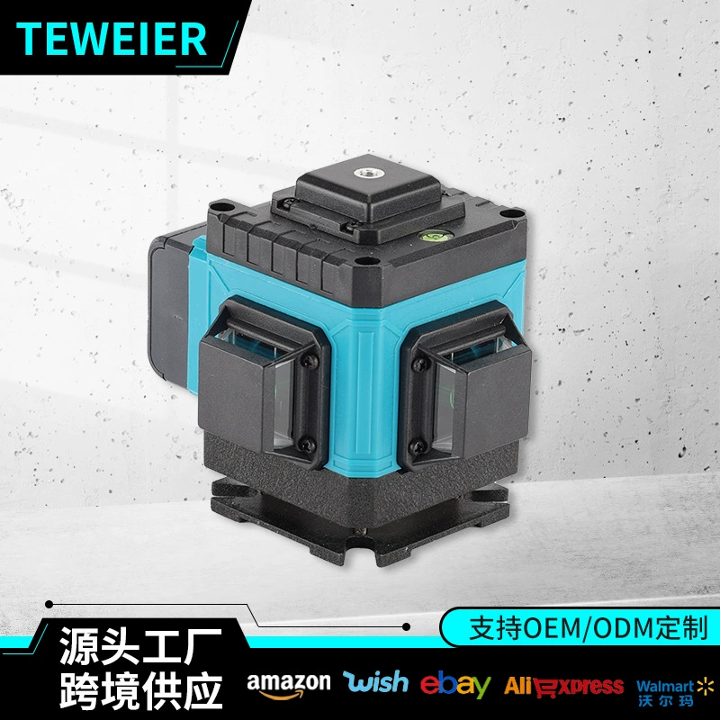 Внешняя торговля, высокоточное автоматическое выравнивание, уличный зеленый свет, напольный инструмент, трансграничный многофункциональный 12-линейный лазерный уровень, оптовая продажа