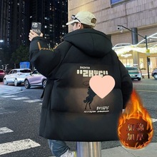 冬季工装棉服男青少年加厚港风面包服潮流宽松防寒保暖棉衣