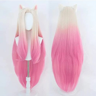 Ӣ����LOL KDA ���� �Sɫ�u׃��ɫ�L�l ��Ƥ�w Ů�Fcos�ٰlwigs