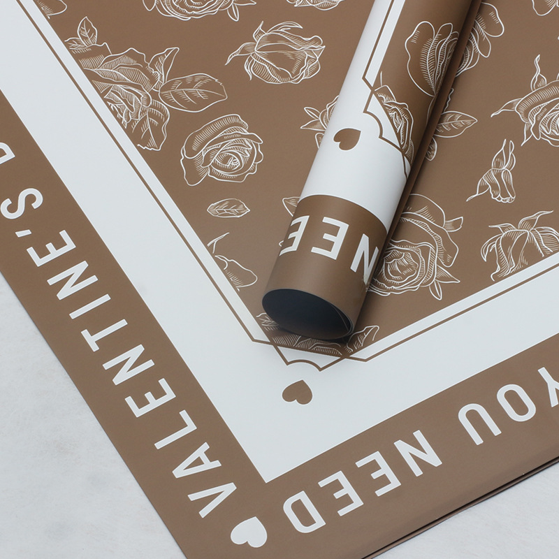 Huaxi Rose Garden flores papel de embalaje impermeable ramo de flores material de papel floral floristería bricolaje embalaje floral