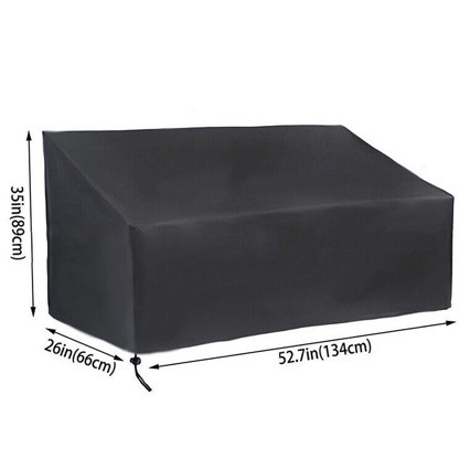 Cross-border Amazon outdoor garden bench cover sofa lounge chair cover furniture cover BENCHES SEAT RAIN