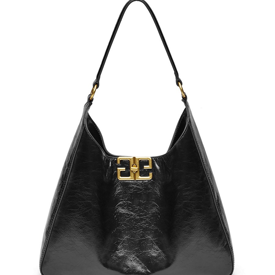 Bolso clásico de hombro único de alta sensación 2024 bolso axilar de cuero de vaca de nueva capa de cabeza bolso tote de gran capacidad