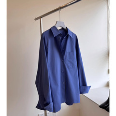 現物蒼穹藍はきれいで気品があります。前の短い後ろに長い重ね着があります。