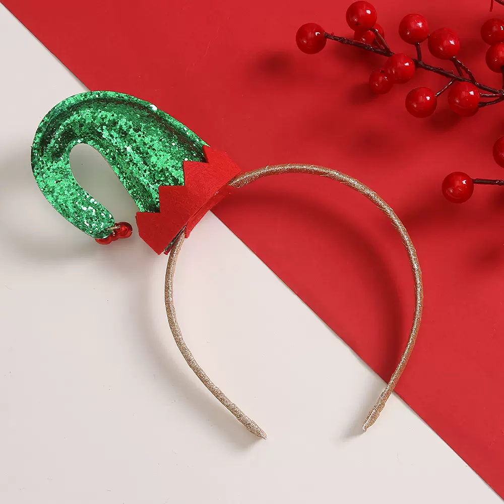 圣诞节新款卡通圣诞帽儿童头戴发箍圣诞送礼圣诞装饰发箍厂家批发