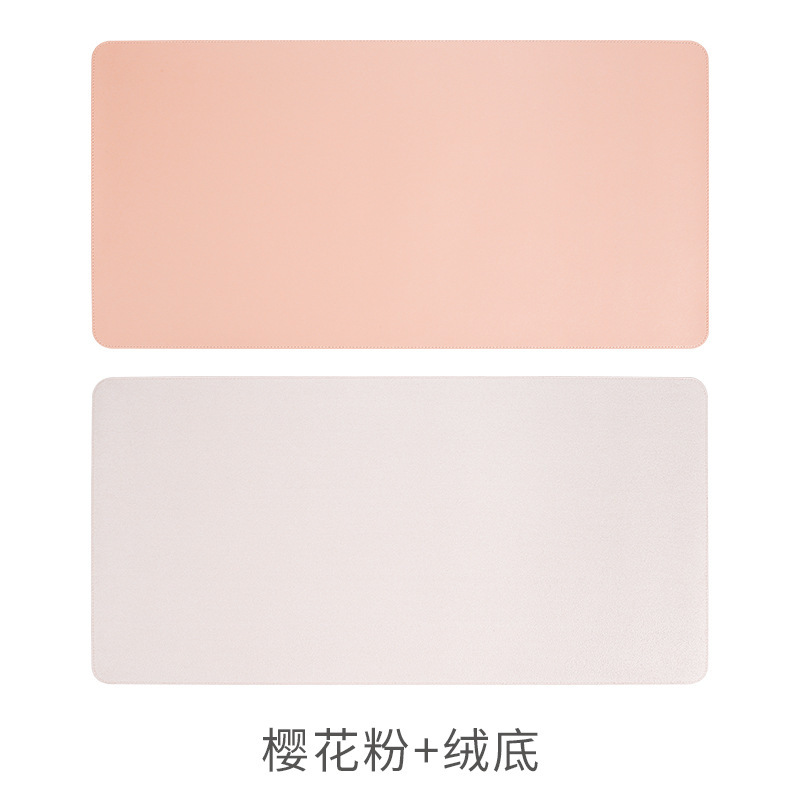 Alfombrilla de ratón de cuero de gran tamaño antideslizante teclado de computadora almohadilla de escritorio de oficina almohadilla de escritura mesa de café almohadilla de escritorio patrón de impresión LOGO