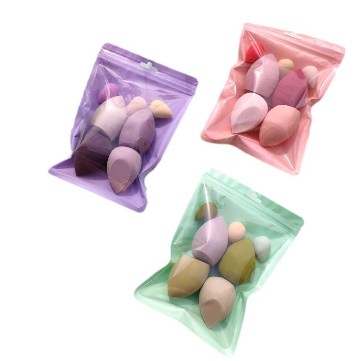 Polvo de flocado transfronterizo 11 huevos de maquillaje huevo de maquillaje huevo de maquillaje de agua más grande maquillaje huevo de macarón de estudio esponja