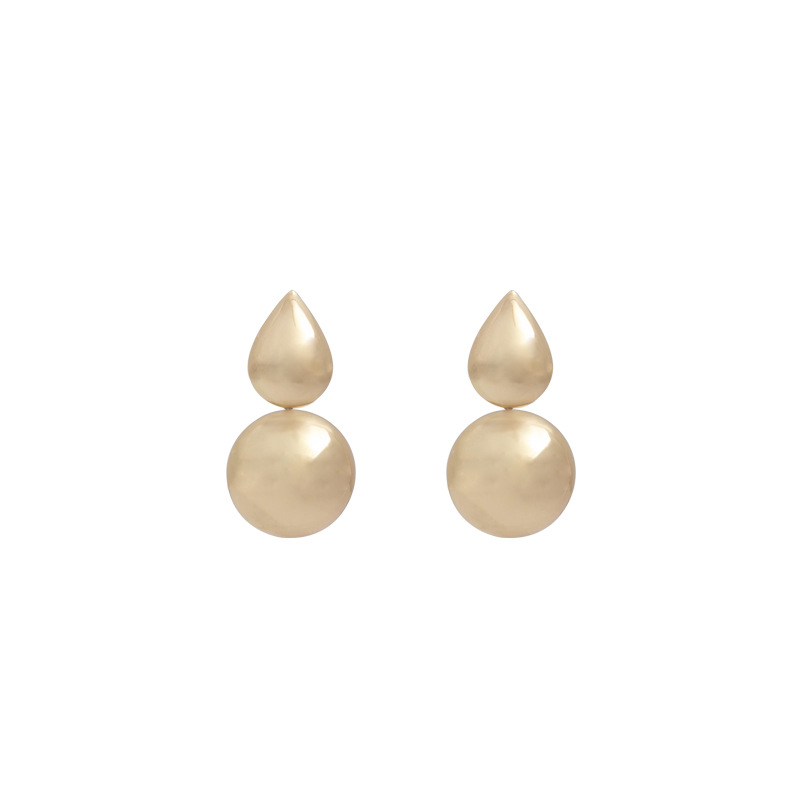1 Pair Simple Style Geometric Plating Iron Drop Earrings display picture 10