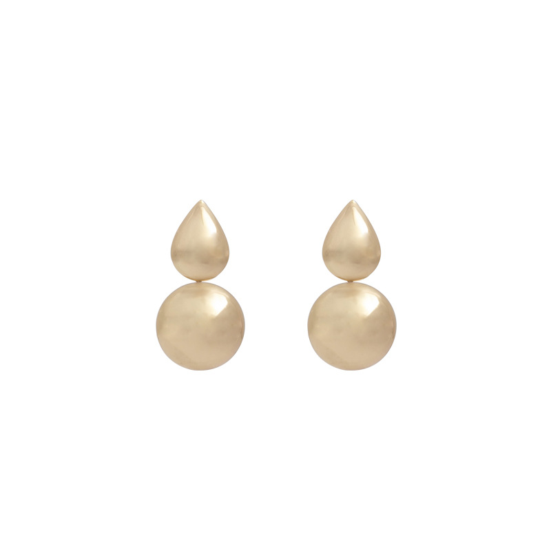 16g Weight Drop Earrings Classification 1 Pair Quantity Daily Occasion Iron Material Geometric Pattern Women's Gender Plating Design Simple Style Style 1 Pair Simple Style Geometric Plating Iron Drop Earrings 9