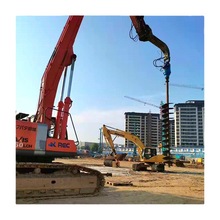 山东螺旋钻机 桥梁地基打桩机钻孔打洞机 工程建筑用钻孔机
