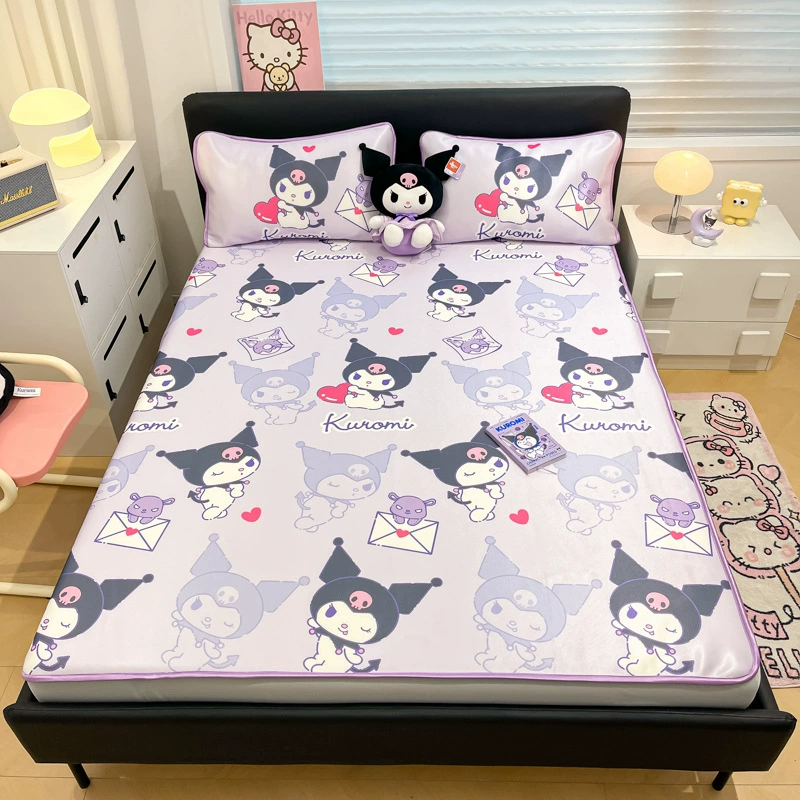 Sanrio, шелковистый мат, летний комплект, детский лист, набор из 3 шт.