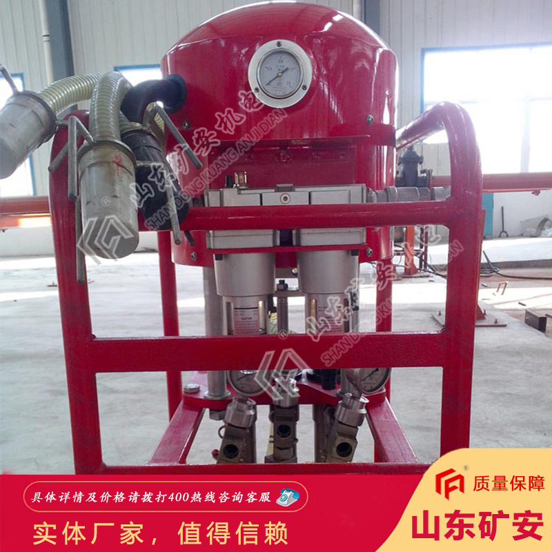 证件齐全矿用气动双液注浆泵 效率高排量大矿用气动双液注浆泵